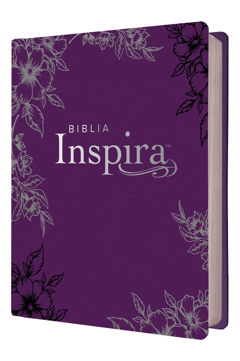 Biblia Inspira NTV (Tapa dura de SentiPiel, Lavanda): La Biblia que inspira tu creatividad