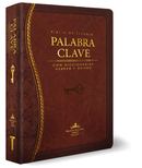 Biblia RVR60 Palabra Clave Estudio Diccionario Hebreo y Griego Imitacion Piel Marron