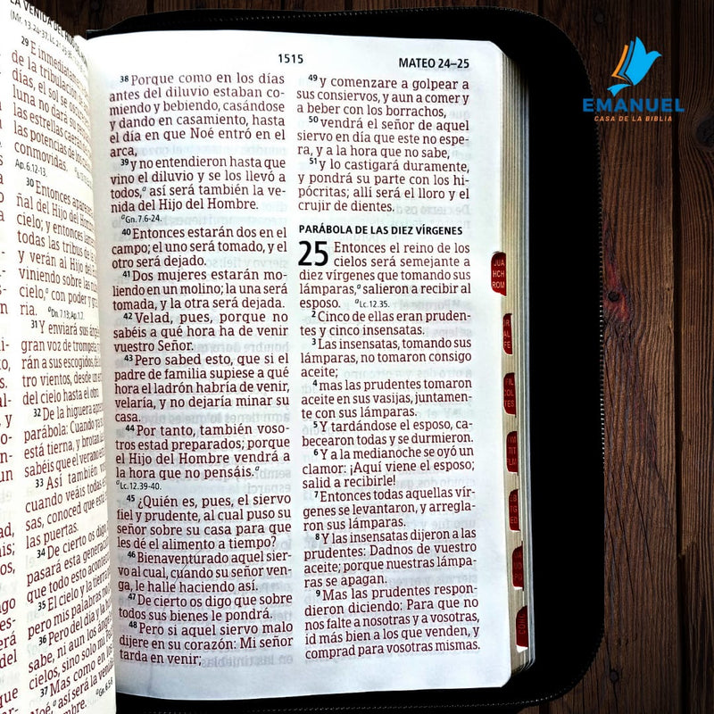 Biblia Letra Gigante Tamaño Manual con referencias-Negro  RVR1960