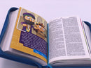Biblia Mi Gran Viaje Reina Valera 1960 imitación Piel Azul Con Cierre
