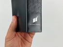 Biblia RVR60 bolsillo vinilo negro con borde rojo