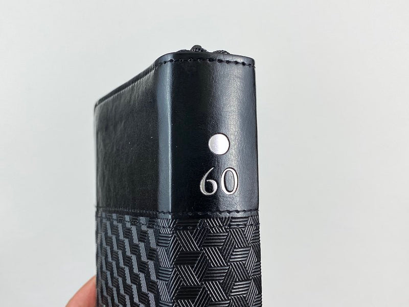 Biblia RVR60 bolsillo cierre indice negro/marrón