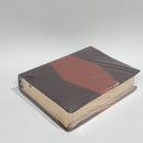 RVR 1960 Biblia de Estudio Holman, chocolate/terracota, símil piel