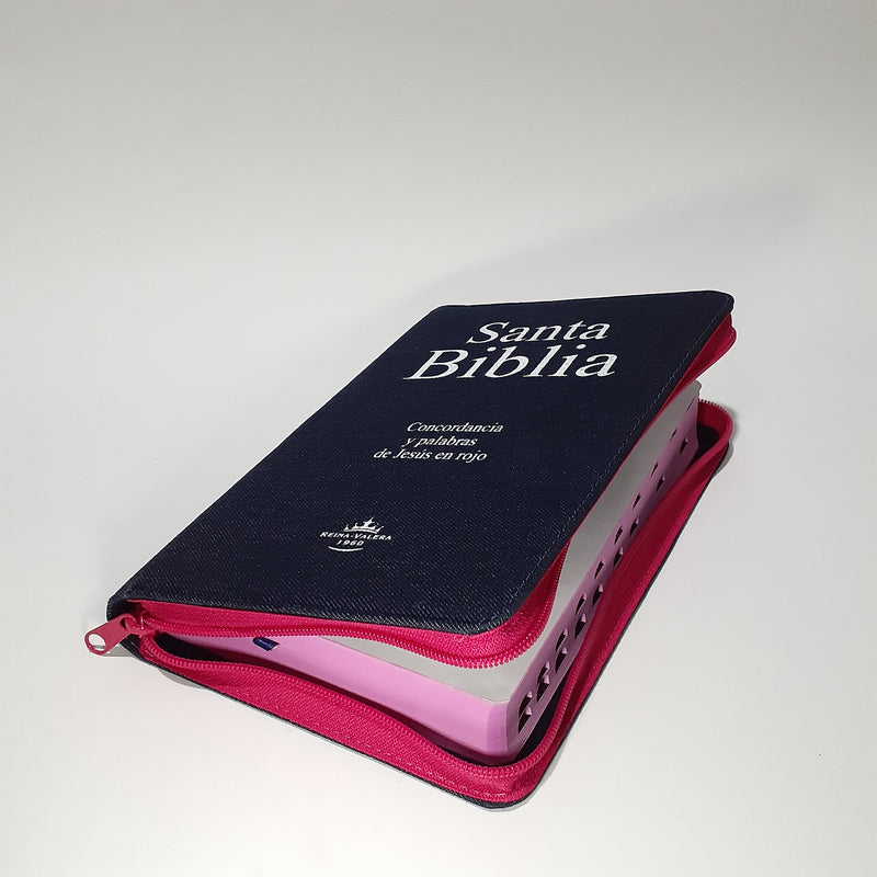 Santa Bíblia Con Concordancia y Palabras de Jesús en Rojo
