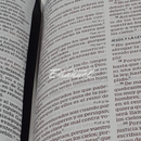 RVR 1960 Biblia Letra Grande Tamaño Manual, negro imitación piel con índice