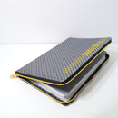 Biblia NTV Edicion Ziper Gris Cierre Amarillo