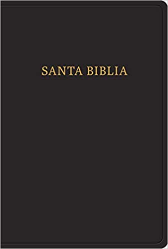 RVR 1960 Biblia letra gigante, negro imitación piel con índice