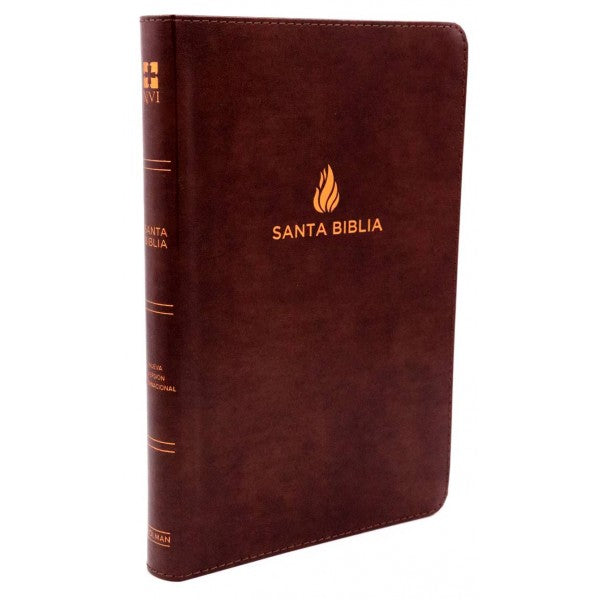 RVR 1960 Biblia Letra Gigante marrón, piel fabricada con índice
