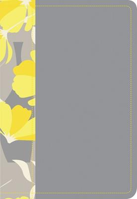 Biblia NTV Compacta Letra Grande Gris y Amarillo