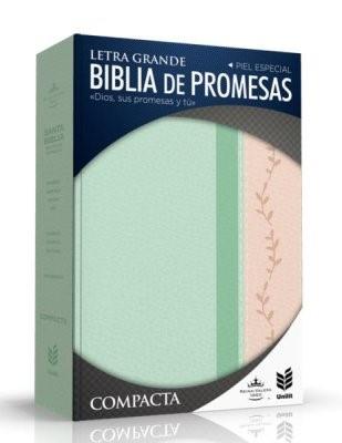 Biblia De Promesas Compacta Piel Especial Vintage Tamaño Bolsillo