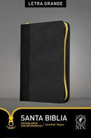 Biblia Edición Zíper Imitación piel Negro NTV Referencias Letra Grande