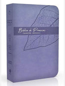 Biblia De Promesa RVR60 Tamaño Manual Piel Especial Lavanda
