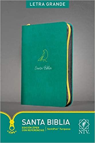 Santa Biblia NTV, Edición zíper con referencias, letra grande
