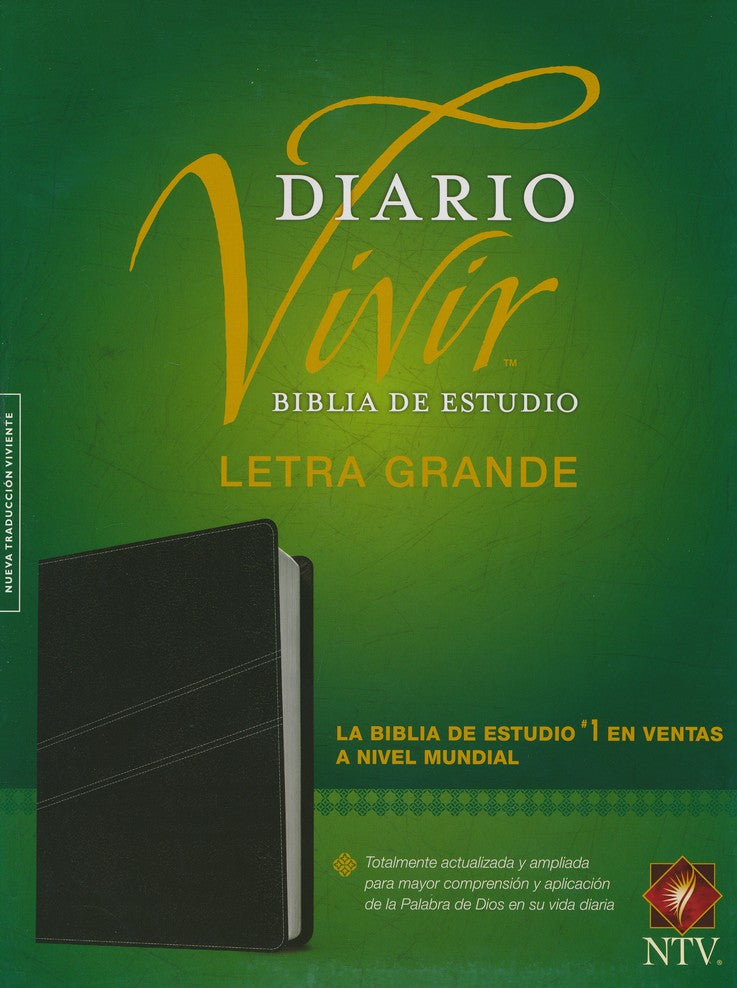 NTV Biblia de Estudio del Diario Vivir, Negro Letra Grande