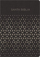 RVR 1960 Biblia para regalos y premios, negro/plata símil piel
