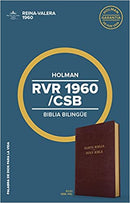 RVR 1960/CSB Biblia Bilingüe, borgoña imitación piel: CSB/RVR 1960 Bilingual Bible, burgundy imitation leather