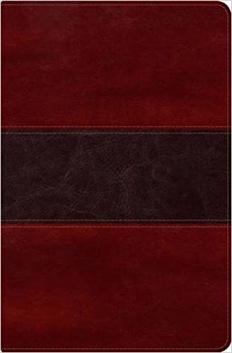RVR 1960 Biblia del Pescador, caoba símil piel de lujo