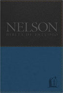 Biblia de estudio Nelson RVR 1960 Azul/negro