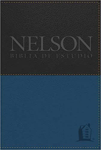 Biblia de estudio Nelson RVR 1960 Azul/negro