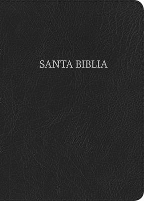 RVR 1960 Biblia Letra Súper Gigante negro, piel fabricada con índice