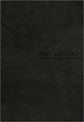 Biblia de Promesas Max Lucado / piel especial / clásico negro