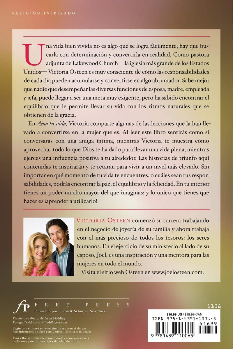 Ama tu vida: Como llevar una vida plena, sana y feliz