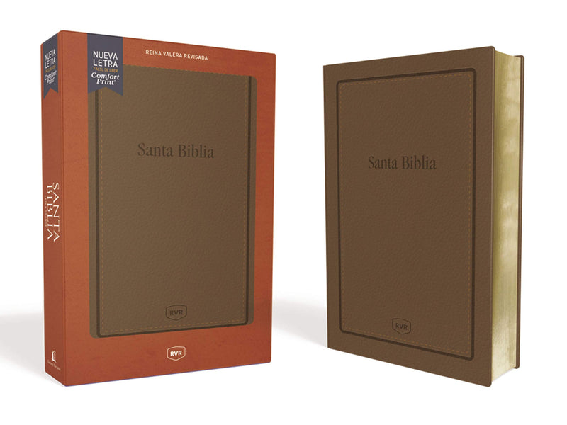 Santa Biblia Reina Valera Revisada RVR, Letra Grande, Tamaño Manual, Letra Roja