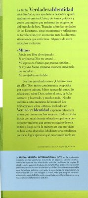 Verdadera identidad NVI: La Biblia para la mujer de hoy