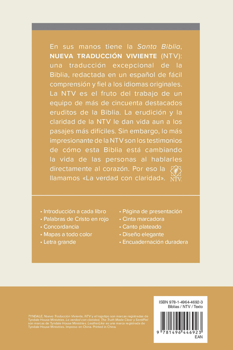 Biblia Letra Grande Tamaño Santa Biblia NTV, Edición personal, letra grande / Rosa