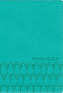 Santa Biblia NTV, Edición compacta aqua con figuras geometricas