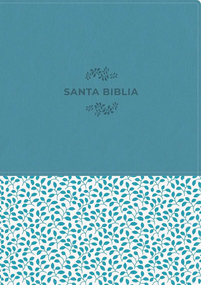 Santa Biblia NTV, Edición de referencia ultra fina, letra grande / azul