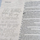 RVR 1960 Biblia de apuntes, edición ilustrada, blanco en tela para colorear
