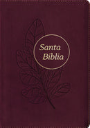 Santa Biblia RVR60, Edición de referencia ultra fina, letra grande (Letra Roja, SentiPiel, Ciruela)