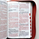 Biblia Letra Gigante Tamaño Manual con referencias-Caoba/marrón RVR1960