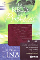 Biblia de las promesas letra grande vino/croc