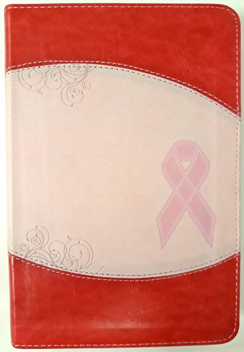 Biblia de Promesas, Edición Especial RV1960, piel especial dos tonos rosa y fucsia