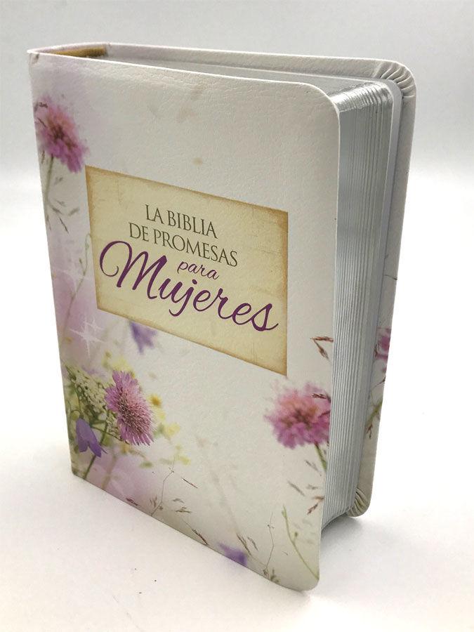 Biblia De Promesas Compacta Floral-Piel Especial