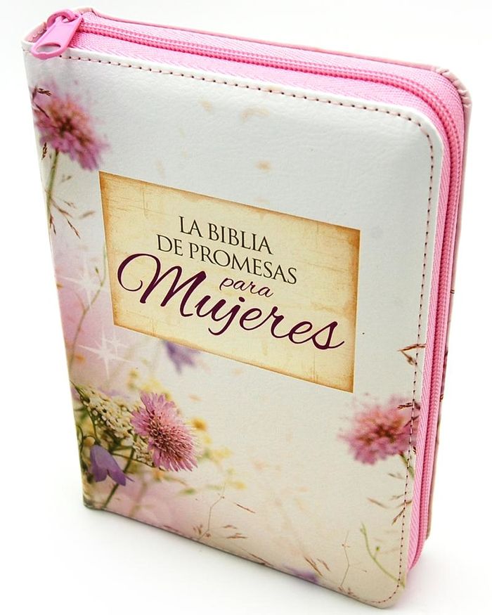 Biblia de Promesas / Compacta / Floral Con Cierre y indice