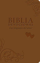 Biblia Devocional Los Lenguajes del Amor Duotono Marrón