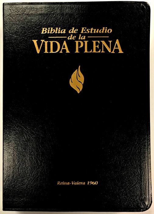 Biblia de estudio Vida Plena RVR60 i/piel con índice
