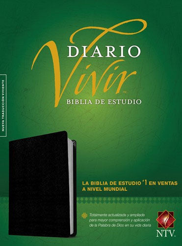 Biblia de estudio Diario Vivir NTV Piel Negro