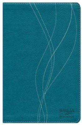 Biblia del Pescador RVR1960 (Símil Piel Azul Petróleo)