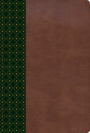 Biblia de Estudio Scofield RVR 1960 , verde oscuro/castaño símil piel con índice