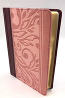 Biblia RVR60 Referencias Especiales Piel Italiana Vino/Rosado