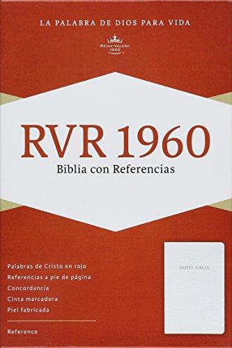 Biblia Edición Especial RV1960, piel fabricada, blanco con índice
