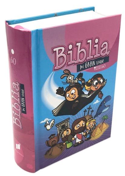 Biblia Mi Gran Viaje Reina Valera 1960 rosa tada dura