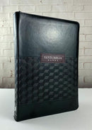 Biblia RVR60 Letra Gigante cierre indice negro/marrón