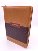 Biblia RVR60 Letra Gigante cierre indice dos tonos marrón