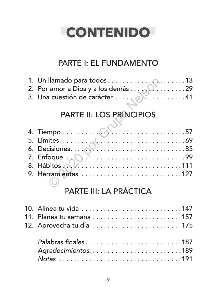 Aprovecha bien el tiempo