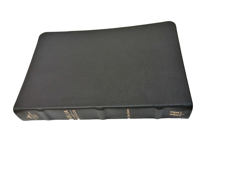 Biblia del Pescador RVR 1960, negro piel genuina